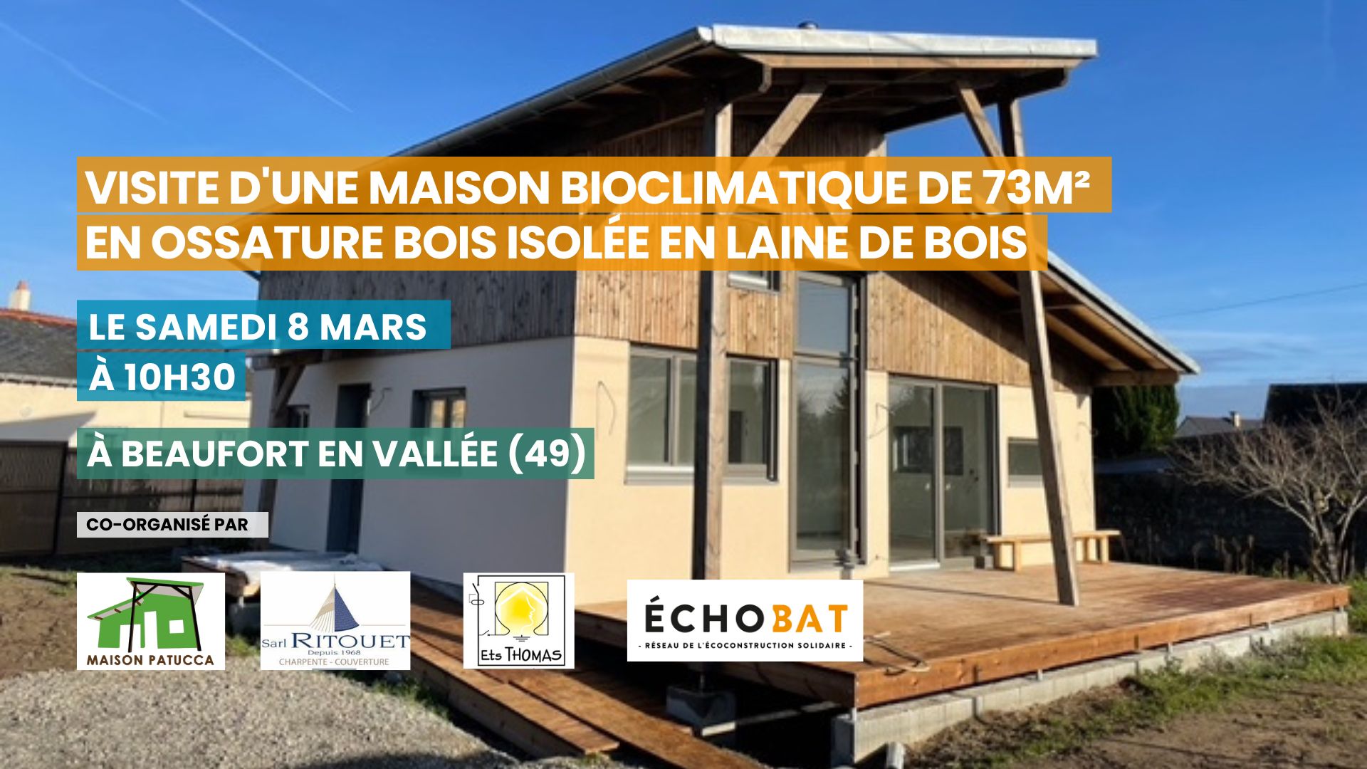 Visite d'une maison bioclimatique de 73m² à Beaufort en Vallée